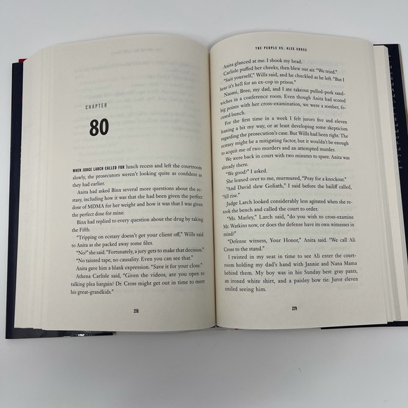 THE PEOPLE VS ALEX CROSS Hardback Book - Picture 5 of 7